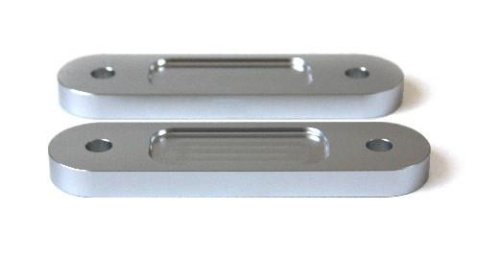 BLOX Honda S2000 Racing Front 12mm Thin Spacer Bump Steer Kit - Silver (Lowered 1in and more)