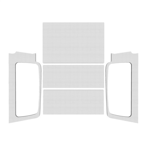 DEI 04-06 Jeep Wrangler LJ Unlimited Headliner Complete Kit - White