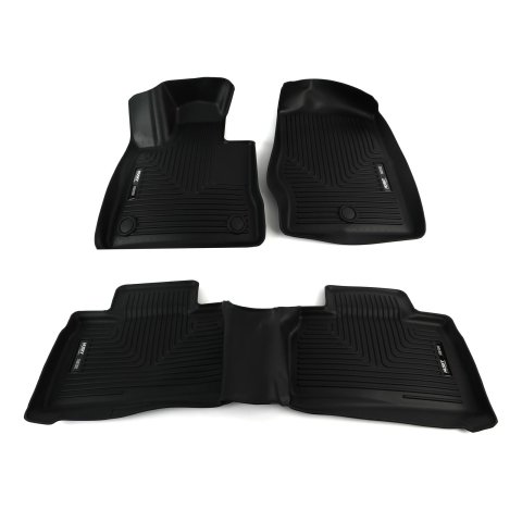 Husky Liners 2020 Ford Explorer Weatherbeater Black Front & 2nd Seat Floor Liners