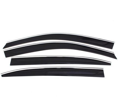Husky Liners 15-20 Chevrolet Tahoe/GMC Yukon Ventvisor Low Profile (4pc) - Chrome