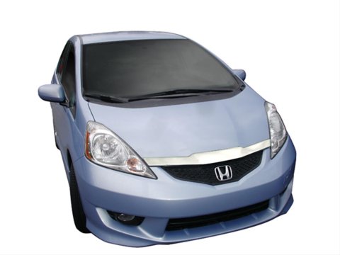 Husky Liners 09-10 Honda Fit Aeroskin Hood Protector - Chrome