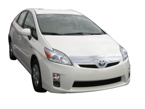 Husky Liners 10-11 Toyota Prius (Excl. V) Aeroskin Hood Protector - Chrome