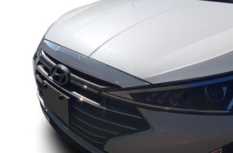 Husky Liners 19-20 Hyundai Elantra Aeroskin Hood Protector - Chrome