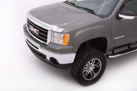 Husky Liners 07-13 GMC Sierra 1500 Aeroskin Hood Protector - Chrome