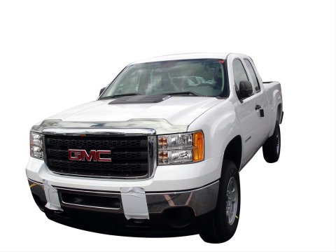 Husky Liners 11-14 GMC Sierra 2500/3500HD Aeroskin Hood Protector - Chrome
