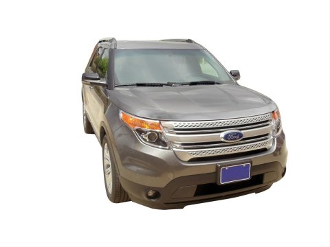 Husky Liners 11-15 Ford Explorer (Excl. Sport) Aeroskin Hood Protector - Chrome