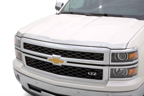 Husky Liners 14-15 Chevrolet Silverado 1500 Aeroskin Hood Protector - Chrome