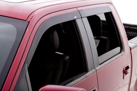 Husky Liners 04-14 Ford F-150 Ext. Cab/SuperCab Ventvisor Low Profile 4pc - Matte Black