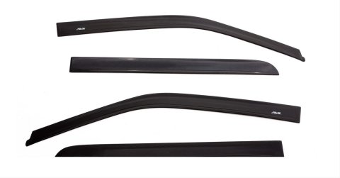 Husky Liners 14-18 Chevrolet Silverado 1500 DC Ventvisor Low Profile 4pc - Matte Black