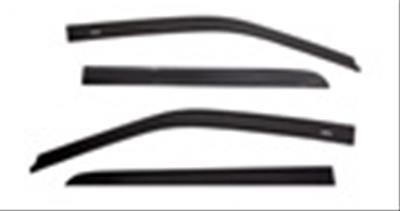 Husky Liners 17-24 Nissan Titan CC/16-24 Nissan Titan XD CC Ventvisor Low Profile 4pc - Matte Black