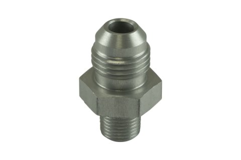 Turbosmart -6AN Flare to 1/8 NPT Male Straight - Clear