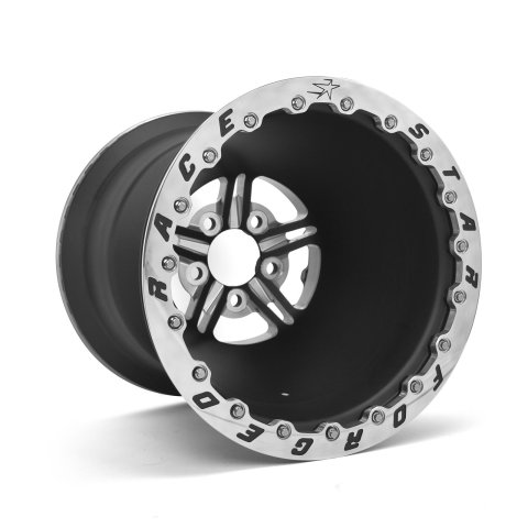 Race Star 63 Pro Forged 15x10 SBL Sportsman 5x5.00 BC / 5.00in. BS Wheel - Black Anodized/Machined