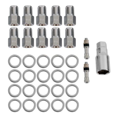 Race Star Pro Forged Lug Kit 1/2in. Open .50in. Shank 13/16in. Head (1.063in.OD Washer) - Set of 10