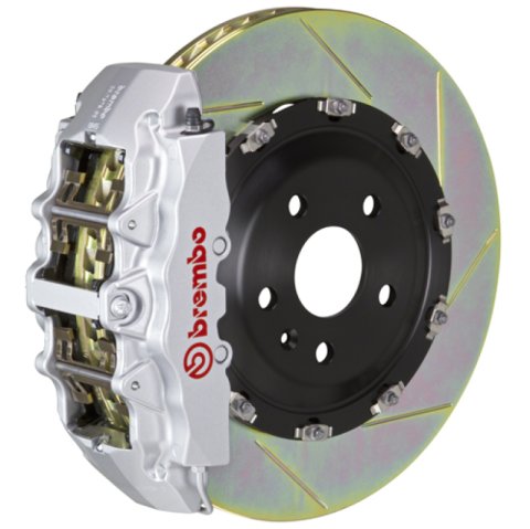 Brembo 19-22 A-Class (Excl AMG) Fr GT BBK 6Pis Cast 380x34 2pc Rotor Slotted Type1-Silver