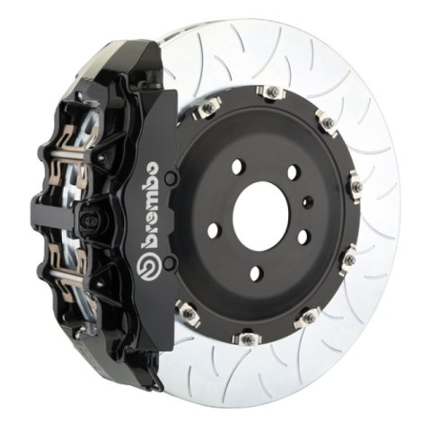 Brembo 13-15 RS5/14-17 SQ5 Front GT BBK 6 Piston Cast 380x34 2pc Rotor Slotted Type3-Black