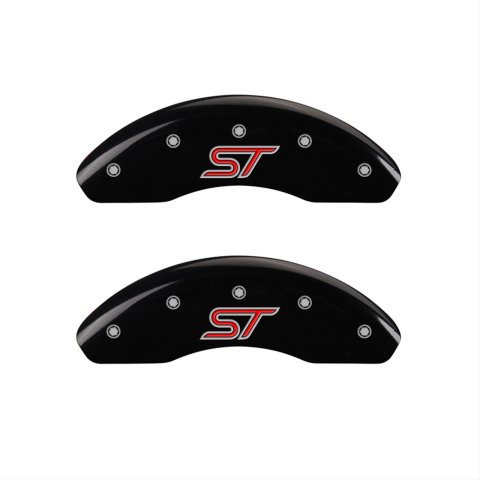 MGP 4 Caliper Covers Engraved Front & Rear ST Black finish silver ch