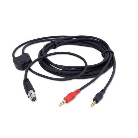 Rugged Radios Music Input and Audio Record Connect Cable for Intercom AUX Port