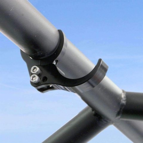 Rugged Radios Helmet Hanger with Bar Mount 2 Inches Tube Diameter