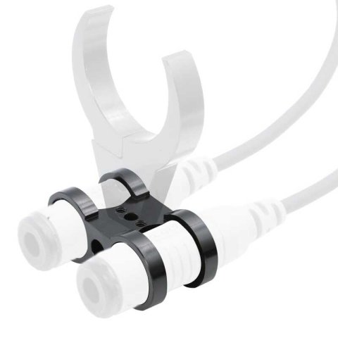 Rugged Radios Dual Headset or Helmet Jack - Bar Mount Offroad