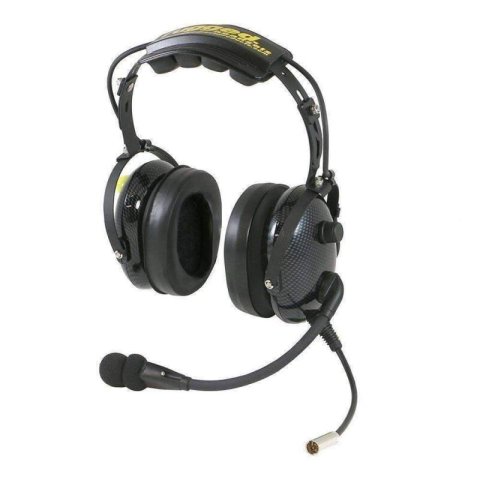 Rugged Radios HS10 Fire Safety Over the Head OTH Headset with Mic On Off Switch