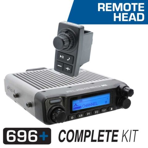 Rugged Radios 696 PLUS Complete Master Comm Kit w/ Intercom - 2-Way Radio M1 VHF Business Band