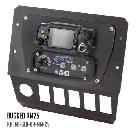 Rugged Radios Polaris General Multi Mount Kit for Radio and Intercom Icom F5021