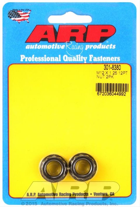 ARP M10 x 1.25 M16 Socket 12pt Nut Kit 2 Pack