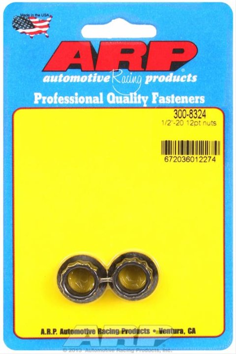 ARP 1/2in -20 12pt Nut Kit (Pack of 2)