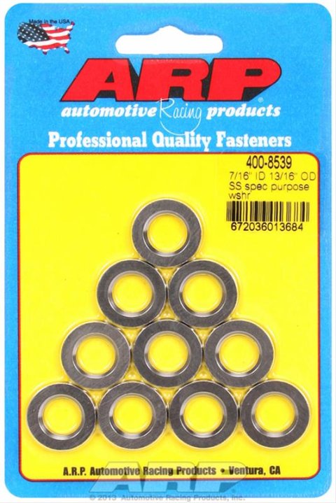 ARP 7/16in ID 13/16in OD SS Washers (10/pkg)
