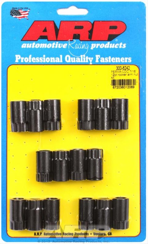 ARP Adjustable 7/16 12pt Rocker Arm Nut Kit