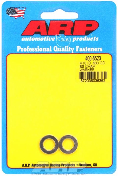 ARP M10ID .630OD SS Chamfer Washer (2 Pack)