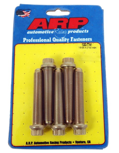 ARP Full Thread 12pt 1.5 - 20 x 2.700 UHL thread-in Wheel Stud Kit