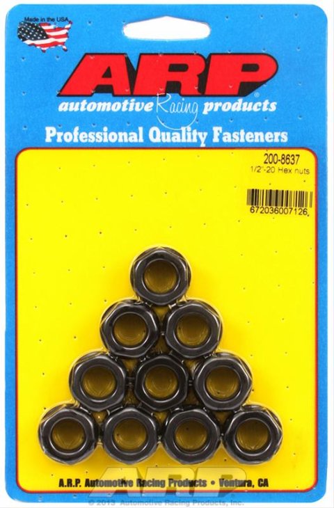 ARP 1/2-20 Hex Nut Kit