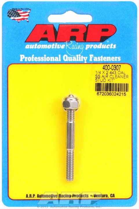 ARP 1/4 x 2.443 SS Air Cleaner Stud Kit