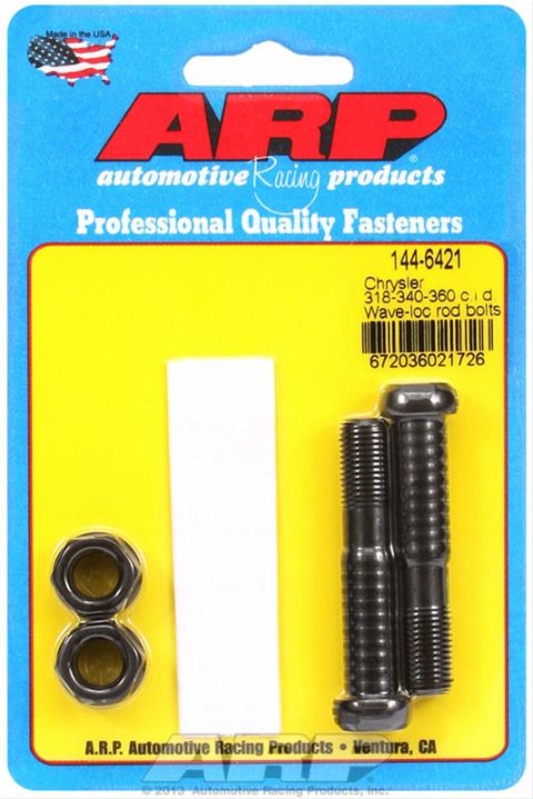ARP Chrysler 318-340-360 c.i.d., wave-loc rod bolts