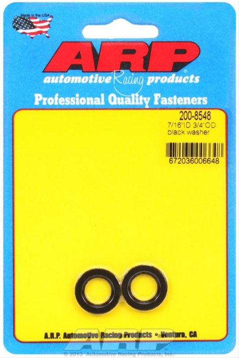 ARP 7/16 ID 3/4 OD black washers
