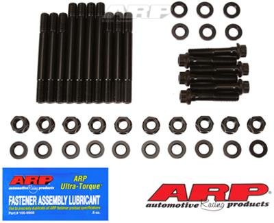 ARP SB Chevy w/1/2in straps F&R main stud kit