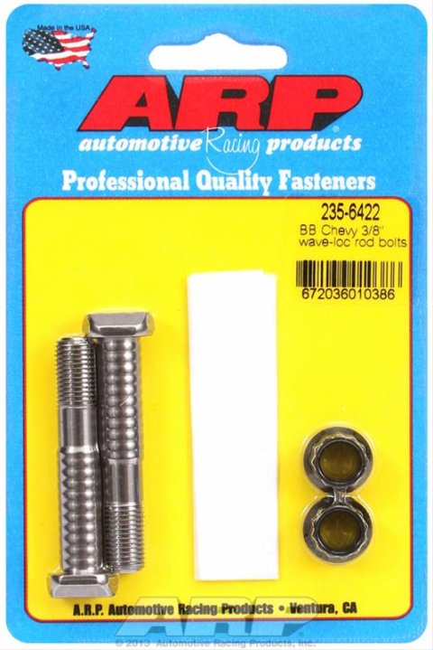 ARP BB Chevy 3/8in pro wave-loc 2pk rod bolt kit