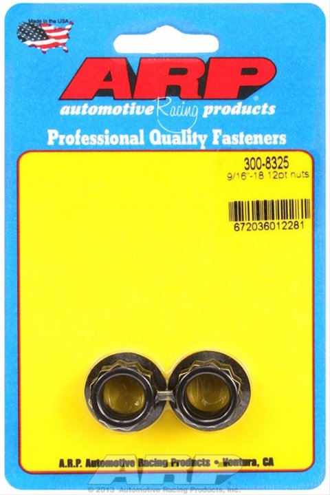 ARP 9/16-18 12pt nut kit
