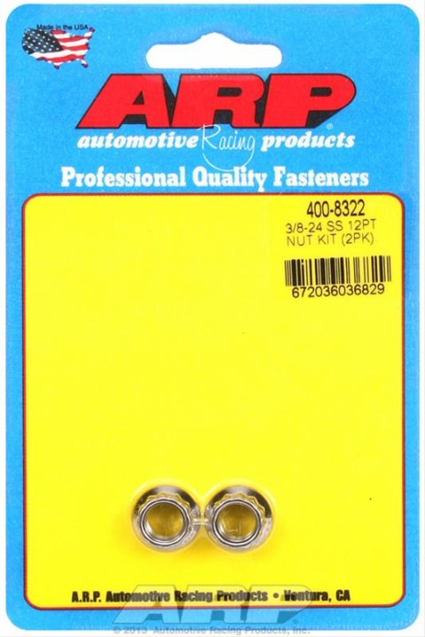 ARP 3/8-24 SS 12pt nut kit