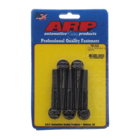 ARP 7/16-20 X 2.500 1/2 wrenching hex black oxide bolts