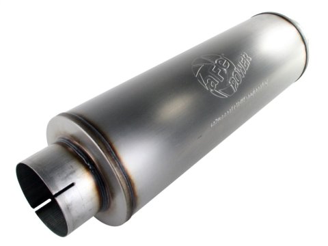 aFe MACH Force XP Exhausts Mufflers SS-409 EXH Muffler 5 ID In/Out 8 Dia