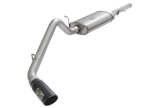 aFe MACH Force XP Exhausts Cat-Back Black Tip 09-17 GM Silverado 1500 4.3/5.3L RegCab SB/LB