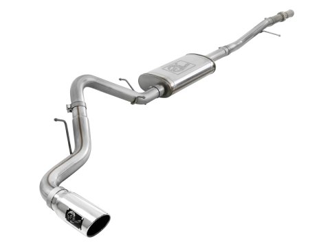 aFe Apollo GT Series 2019 GM Silverado/Sierra 1500 4.3L/5.3L 409 SS CB Exhaust System w/Polished Tip
