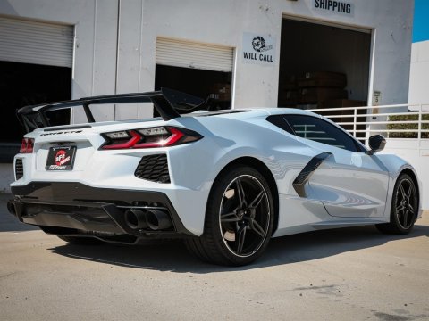 aFe MACH Force-Xp 304 Stainless Steel Cat-Back Exhaust Black 2020 Chevrolet Corvette C8
