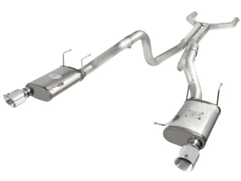 aFe MACH Force XP Cat-Back Exhaust 3in SS w/ Polished Tips 11-14 Ford Mustang GT V8 5.0L