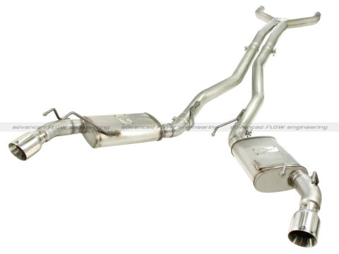 aFe MACH Force XP Exhaust 3in Stainless Stee CB/10-13 Chevy Camaro V8-6.2L (td) (pol tip)