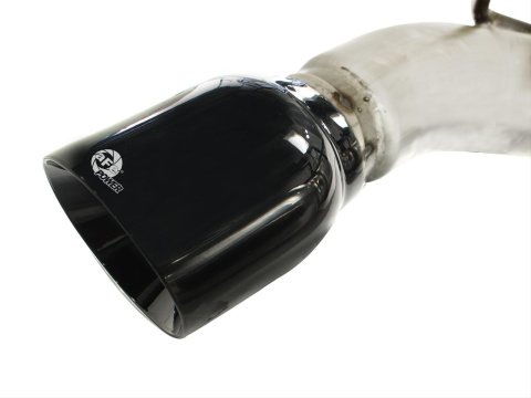 aFe MACH Force XP Exhaust 3in Stainless Stee CB/10-13 Chevy Camaro V8-6.2L (td) (gloss blk tip)