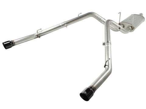 aFe MACH Force XP Exhausts Cat-Back SS-409 EXH CB Dodge Ram 1500 5.7L HEMI 09-13 Glossed Black