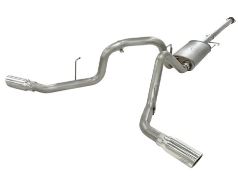 aFe MACH Force XP Exhausts 3inSS Dual Side Exit Cat-Back 11-14 Ford F150 Ecoboost V6-3.5L (TT)